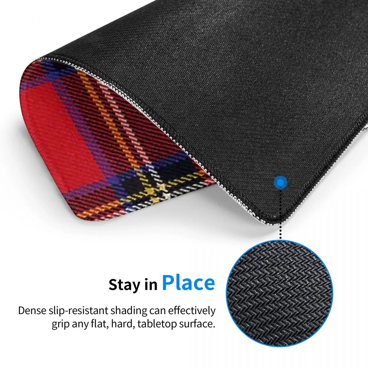 Traditional Royal Stewart Scottish Tartan Multi-size Mouse Pad Computer Keyboard Mouse Mat Gaming PC Laptop Desk Mat  Table Mats