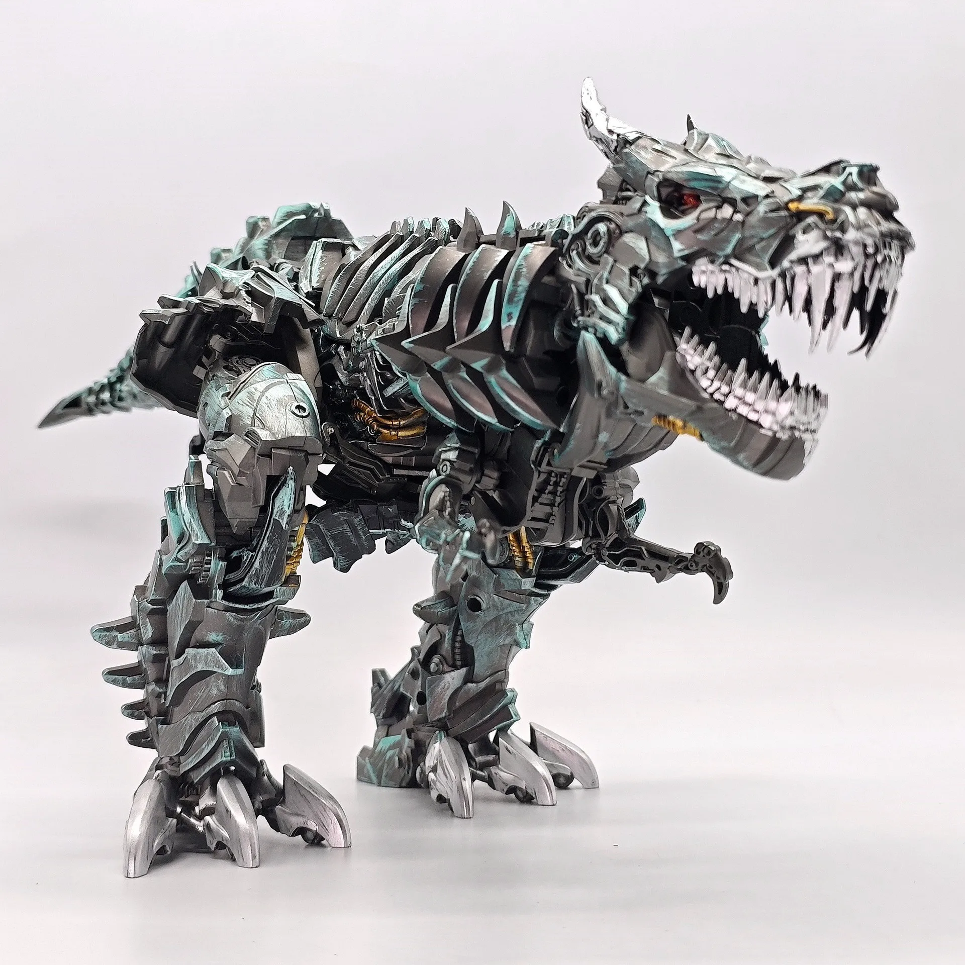 23CM BAIWEI Transformation Grimlock TW-1034 Grimlock Dinobots Deformable KO SS07 Dinosaur Leader Action Figure Robot Toys Gift view 6