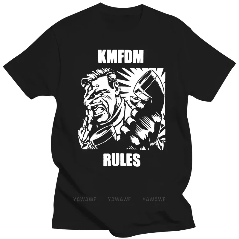 Humor t-shirt vintage style man cotton short sleeve Printed tshirts Crew Neck Short Novelty Band Kmfdm Tall T Shirt For Men top