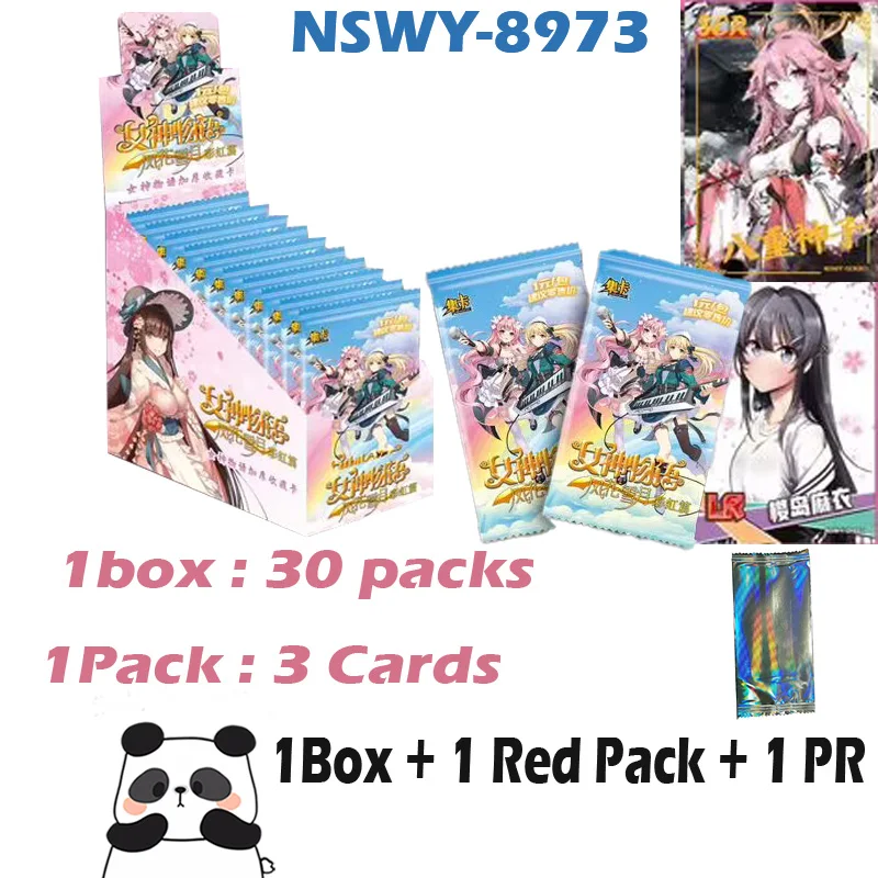 New Goddess Story Cards NSWY-8973 Hobby Table Game Card Swimming Bikini Suit Doujin Booster Box Toy Party Gifts