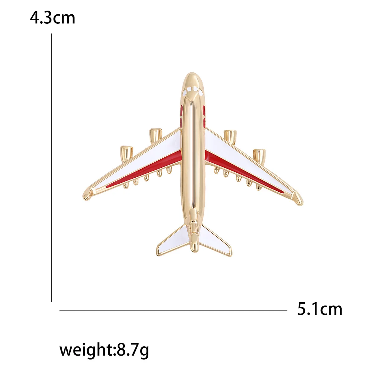 MiFaViPa Fashion Plane Shape Brooch Badge Good Quality Metal Aircraft Sweater Corsage Women Men Brooches Lapel Decoration Gifts