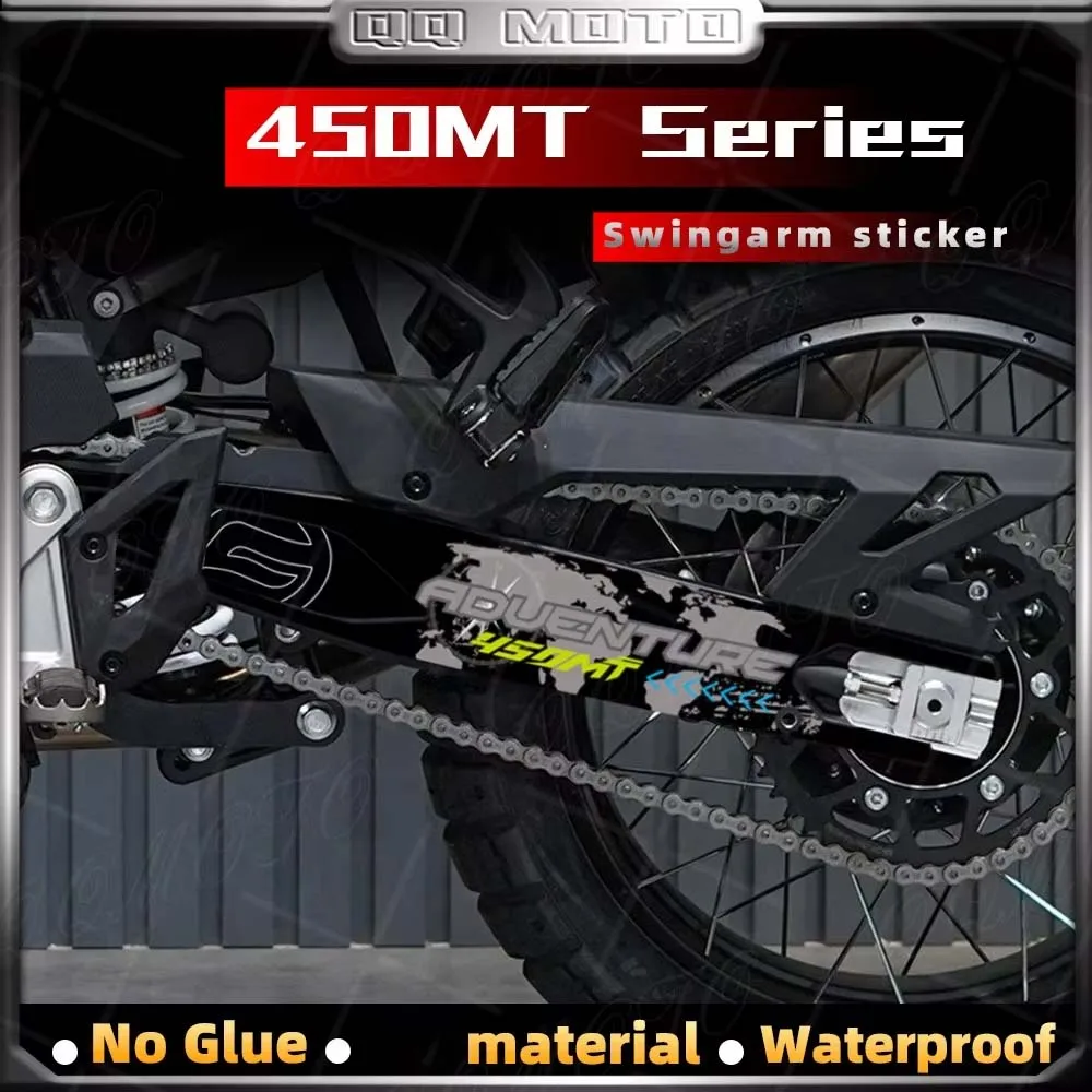 Motorcycle Swingarm Sticker Modification Rally Cars Accessories Protective Sticker For 450MT 450 MT IBEX 450