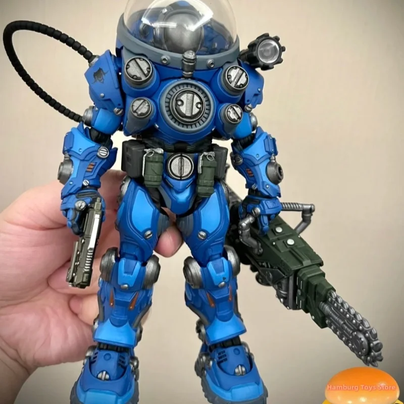 Four Horsemen Studios Cosmic Wave 4 Male Spaceman Action Figure With Interchangeable Heads Weapons Hands