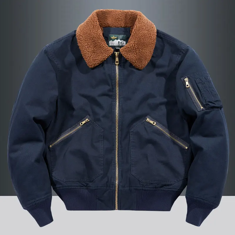Mens Winter Bomber Jackets Coat Thick Warm Tactics New Overcoat Male Plus Size M-4xl Causal Windbreaker Outwear Chaquetas M-4XL