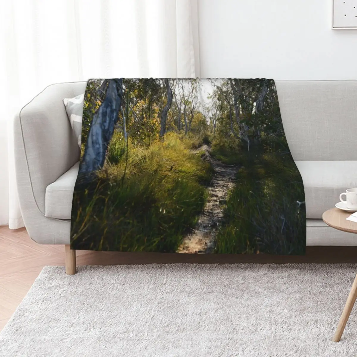Bush walk Throw Blanket Furry Travel Personalized Gift Flannel wednesday Sleeping Bag Blankets