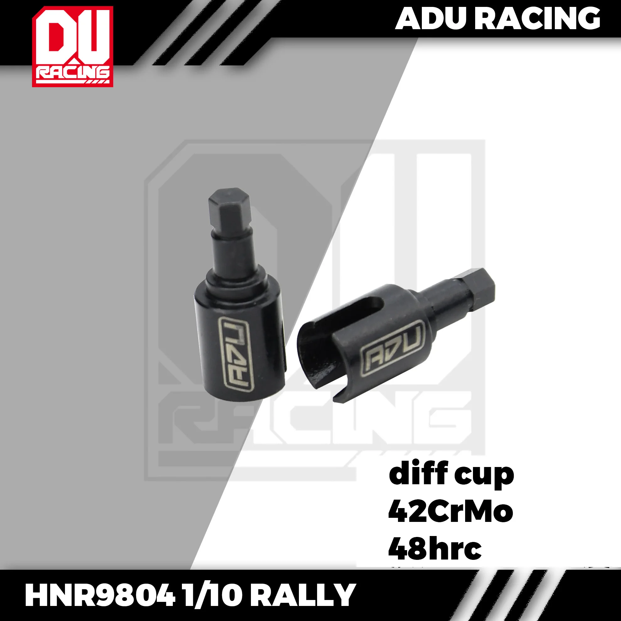 

ADU RACING HARD STEEL Front Rear Diff Outdrive CUP FOR HNR HNR9804 1/10 RALLY