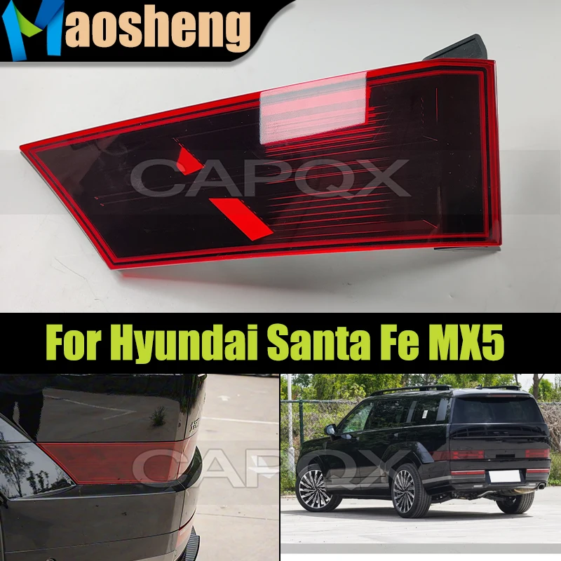 Rear Bumper Outside Taillight Taillamp For Hyundai Santa Fe MX5 2024 2025 Brake Light Tail Light 92401-P6000 92402-P6000