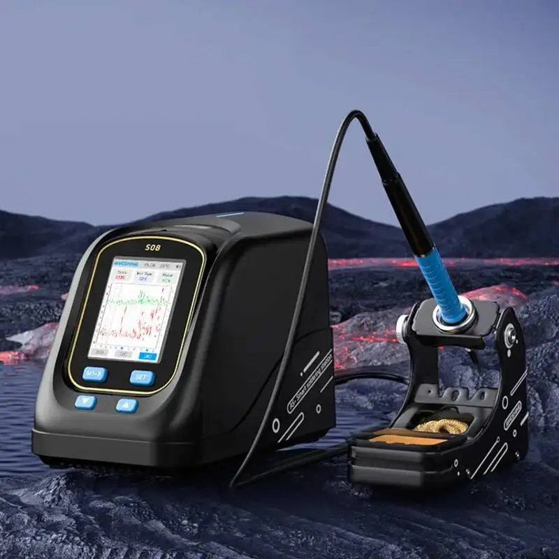 

Professional AS S08 Intelligent T210 Welding Table Welds 80W Stable Power Supply For Mobile Phone Mainboard Maintenance PCB.