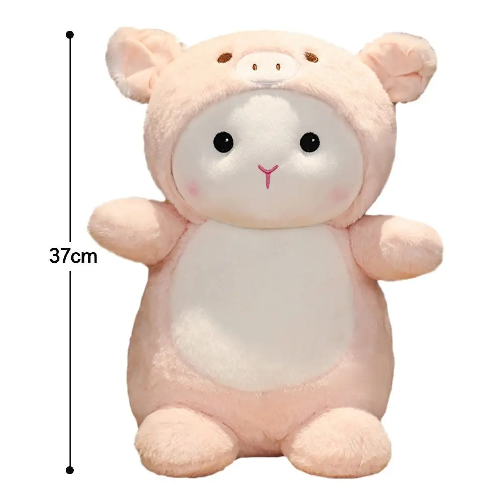 Aquecedor de mãos portátil de inverno com bolso desenho animado travesseiro de mão animal macio