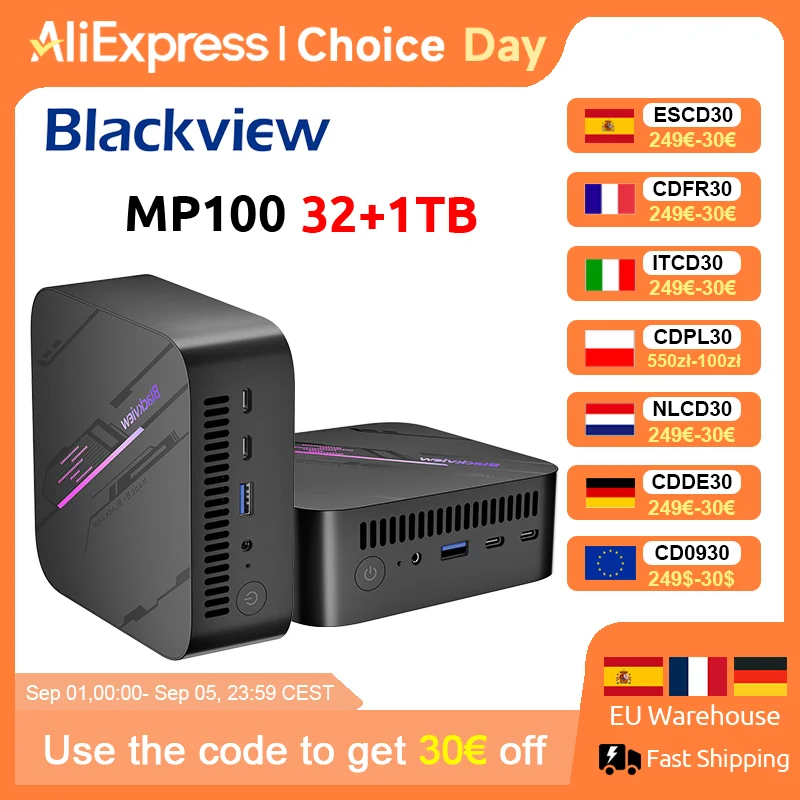 Blackview MP100 Mini PC R7