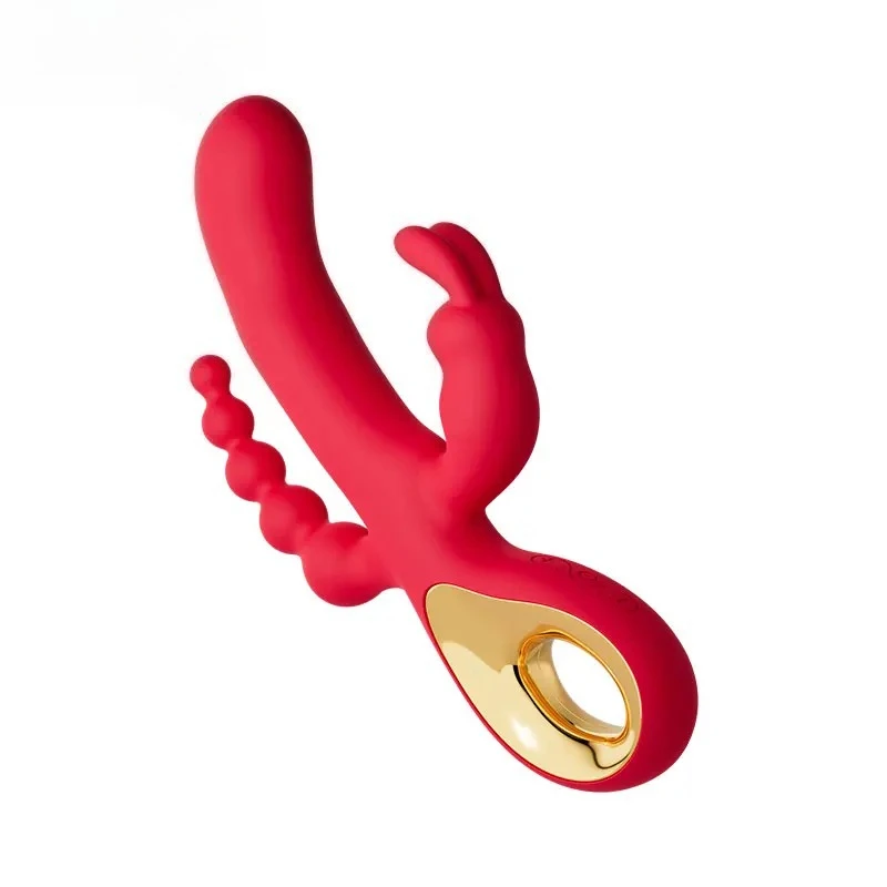 3 In 1 Dildo Rabbit Vibrator for Women G-Spot Clitoris Stimulator Anal Plug Orgasm Masturbator Female Masturbation Sex Toys 18