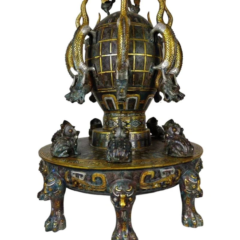 

Eastern Han Dynasty bronze wrong gold bronze collection ornament antique decoration