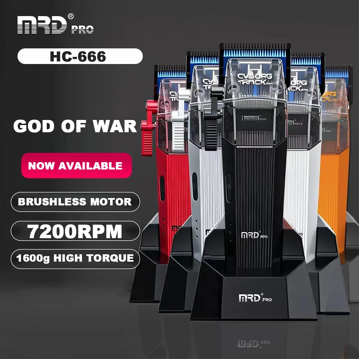 MRD God of War GTR Electric Hair Clipper Salon Exclusive Authentic Pushing Hair Stylist Professional Hair Cutting Machine