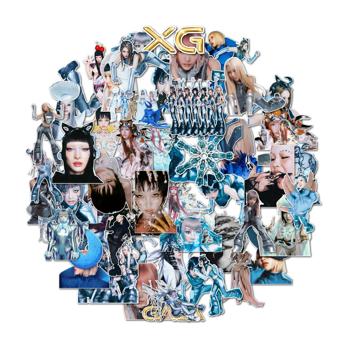 55 قطعة Kpop المعبود XG ألبوم جديد غالا HD Printd ملصق مضاد للمياه دفتر ملصق تشيسا هيناتا هارفي مايا جوريا كوكونا المشجعين الهدايا #1