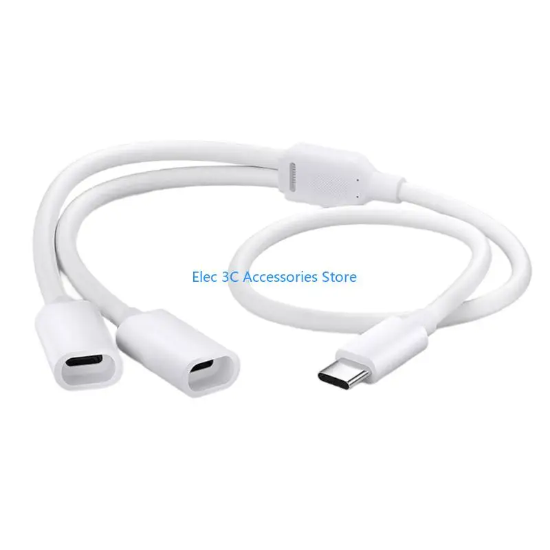 Y51A Type C To Double Panel Solar Camera Cable Durability PVC Construction Support OTG