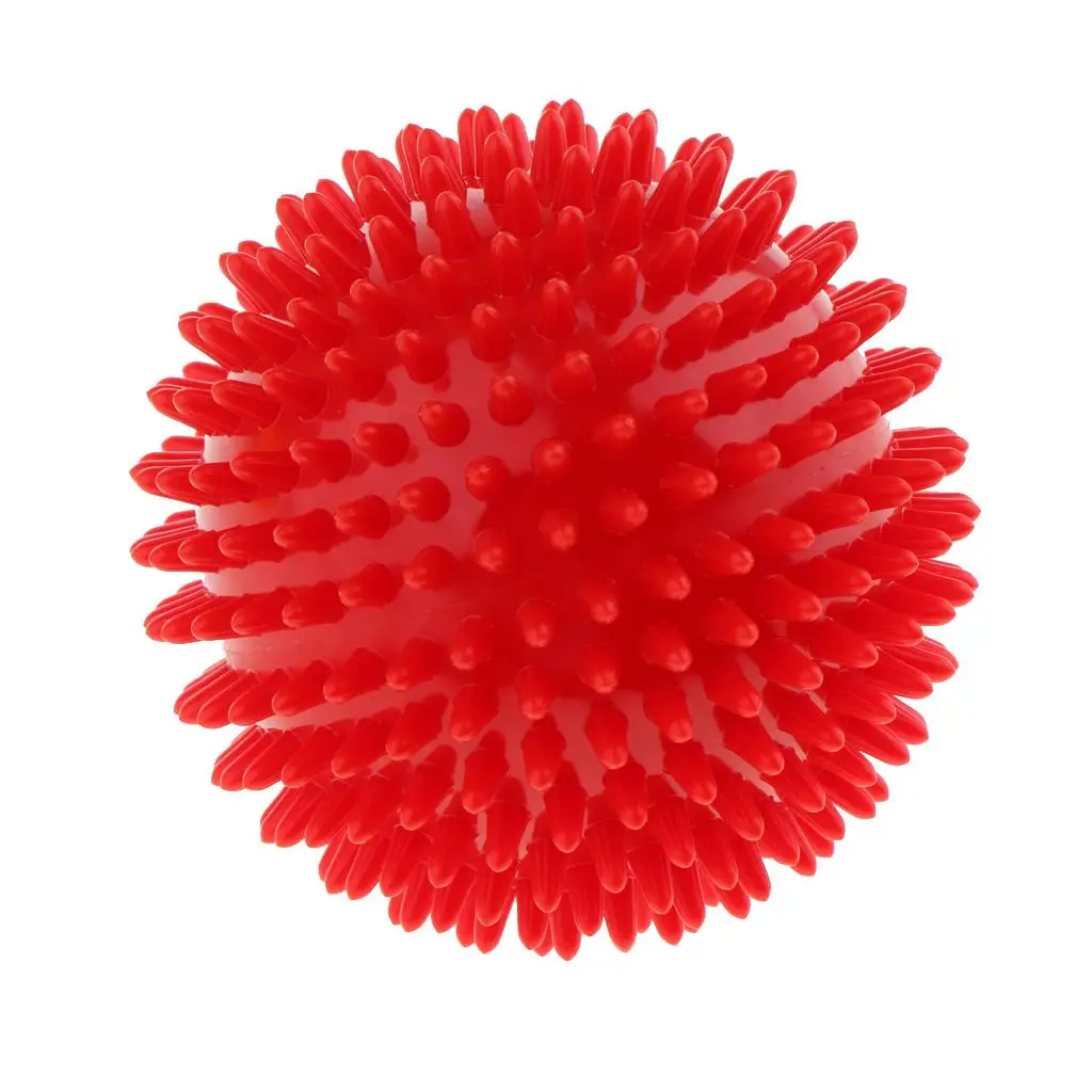 

2xSpiky Massage Ball Body Trigger Point Acupuncture Soreness Pain Relief Red