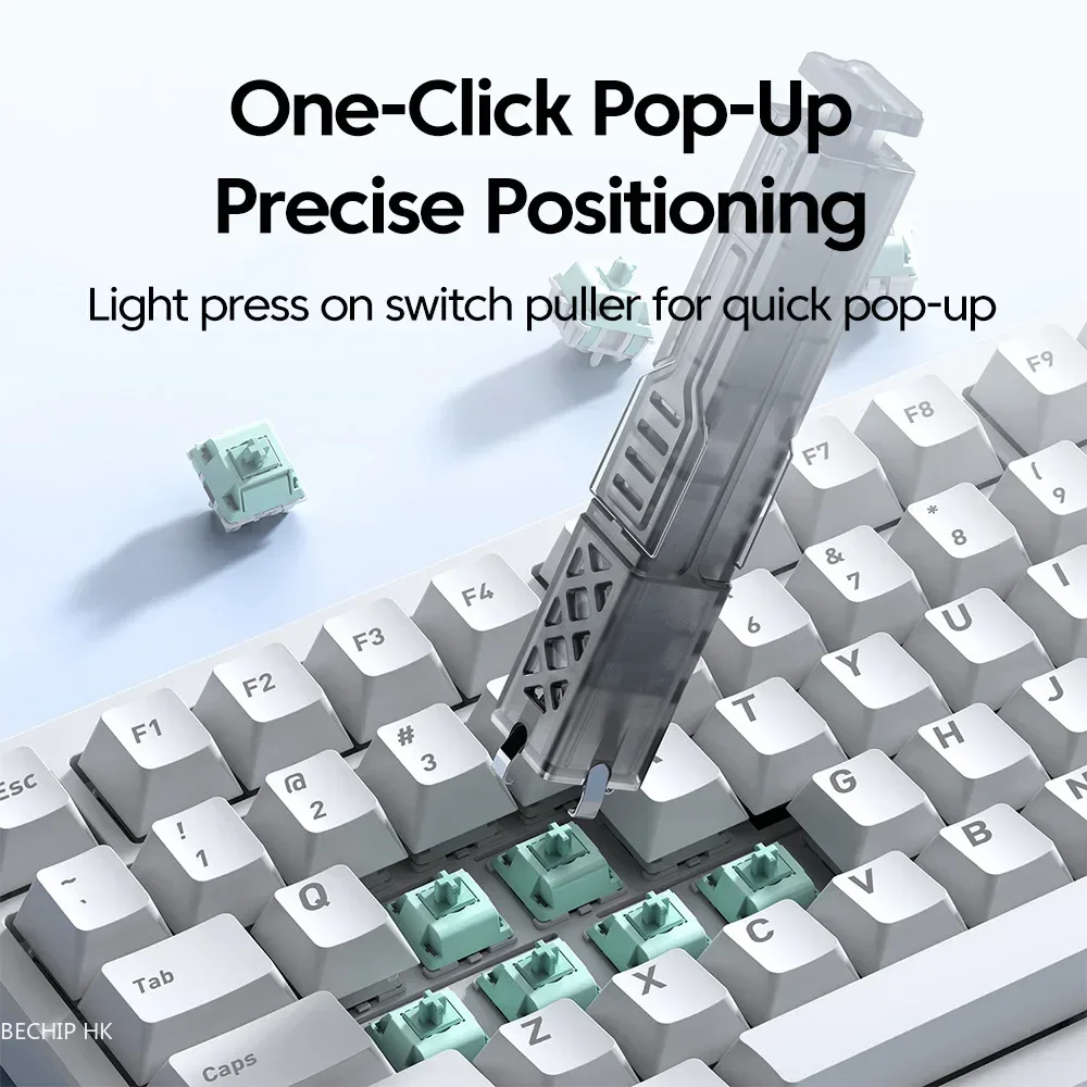 2 In 1 Keyboard Keycaps Switch Puller Opener Universal Keycap Shaft Remover Button Extractor Keyboards Accessories Kit