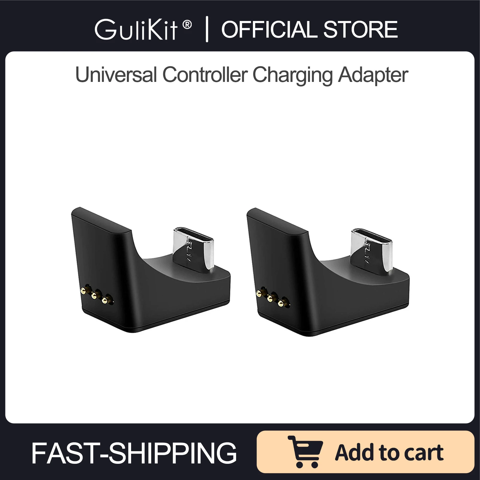 

GuliKit Controller Charging Dongles for Sony PS5 PS4 PS4 DualShock XBOX ONE Switch PRO Kingkong Pro Controllers Charging Adapter