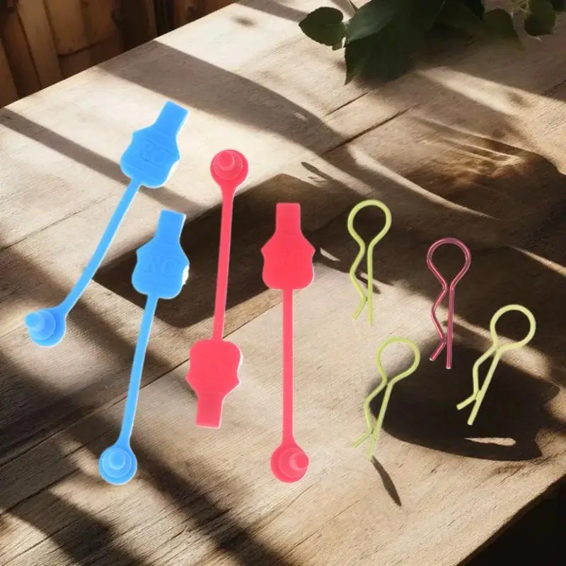 

Pack of 4 - Silicone Body Clips Retainer for Arrma Granite Kraton 6s, Suitable for 1/10 1/8 RC Car Upgrades