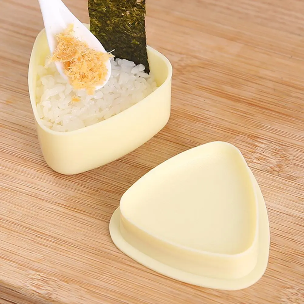 Onigiri Form, 3 Stück Reisform Musubi Maker, Musubi Maker Pressform, Dreieck Reis Ball Form Maker Sushi Form für Kinder Mittagessen Bento – Detail 12