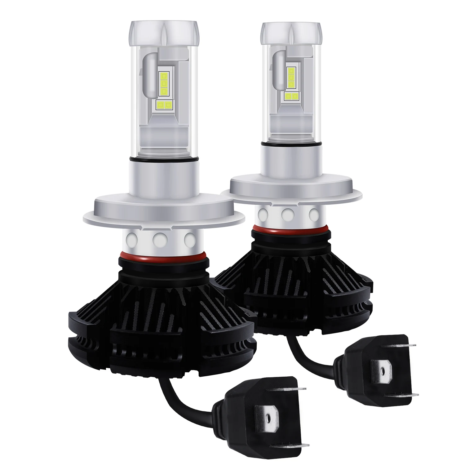 2pcs Car Light ZES H4 LED H7 H11 3000K 6000K 8000K HB3 9005 HB4 9006 Car LED Headlights Bulbs 50W 6000LM Headlamp Auto X3