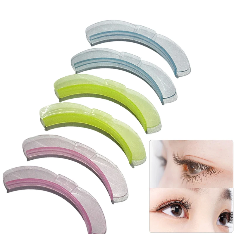 3 Pair Lash Lift Silicone Pads Flash Bow Eyelash Perm 3D Curler Eye Patches Applicator Tools Eyelashes Extension Accessories