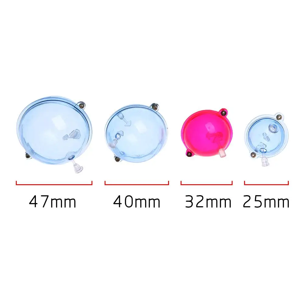 5 Pcs/Set Fishing Float ABS Plastic Balls Water Ball Bubble Floats Tackle Sea Fishing Outdoor Accessories Blue Red 25/32/40/47mm view 6