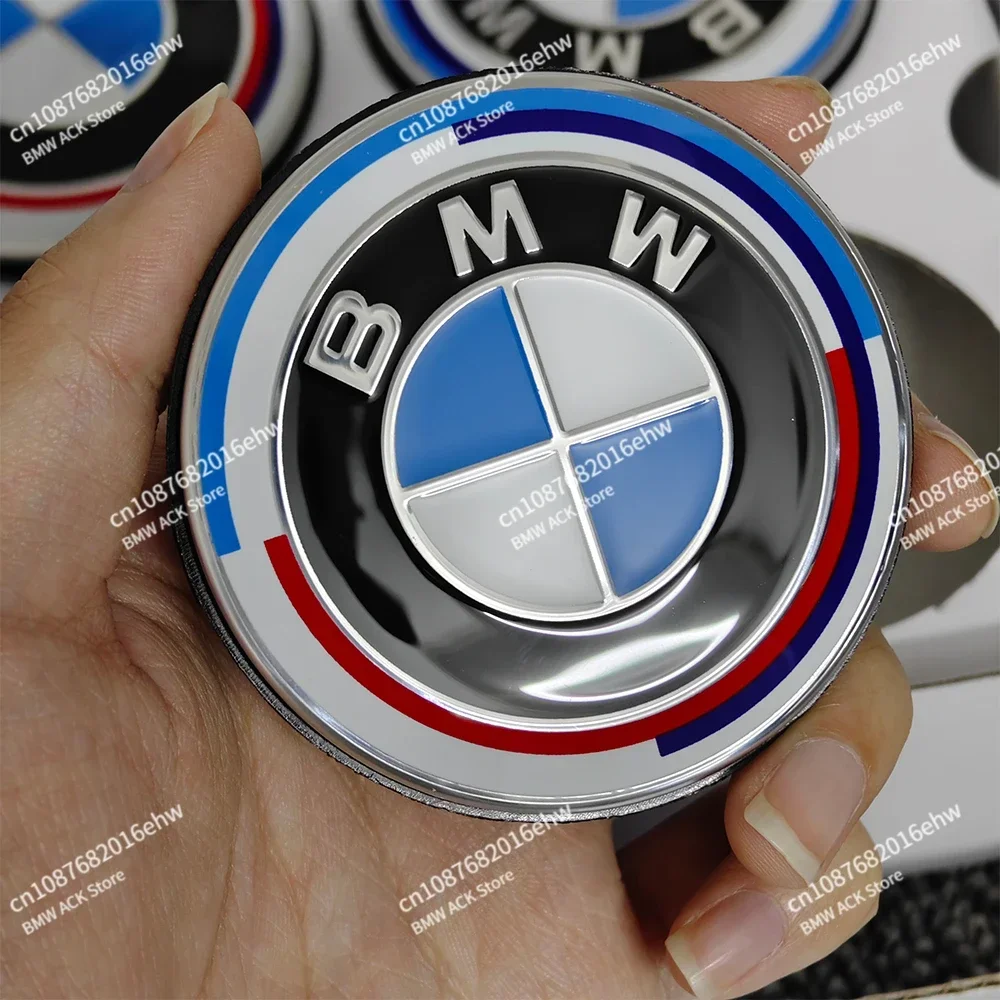 56mm 68mm 50th Anniversary Floating Wheel Center Caps for BMW G11 G12 G30 G31 G32 G38 G08 G05 F46 F49 F39 F90 Auto Accessories