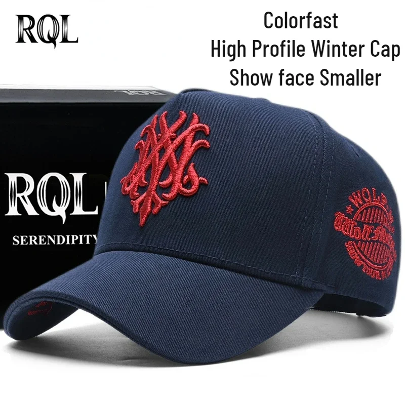 High Profile Big Head Winter Baseball Cap for Men Women Cotton Sun Sport Golf Fashion Embroidered Totem Trucker Hat Hip Hop XL