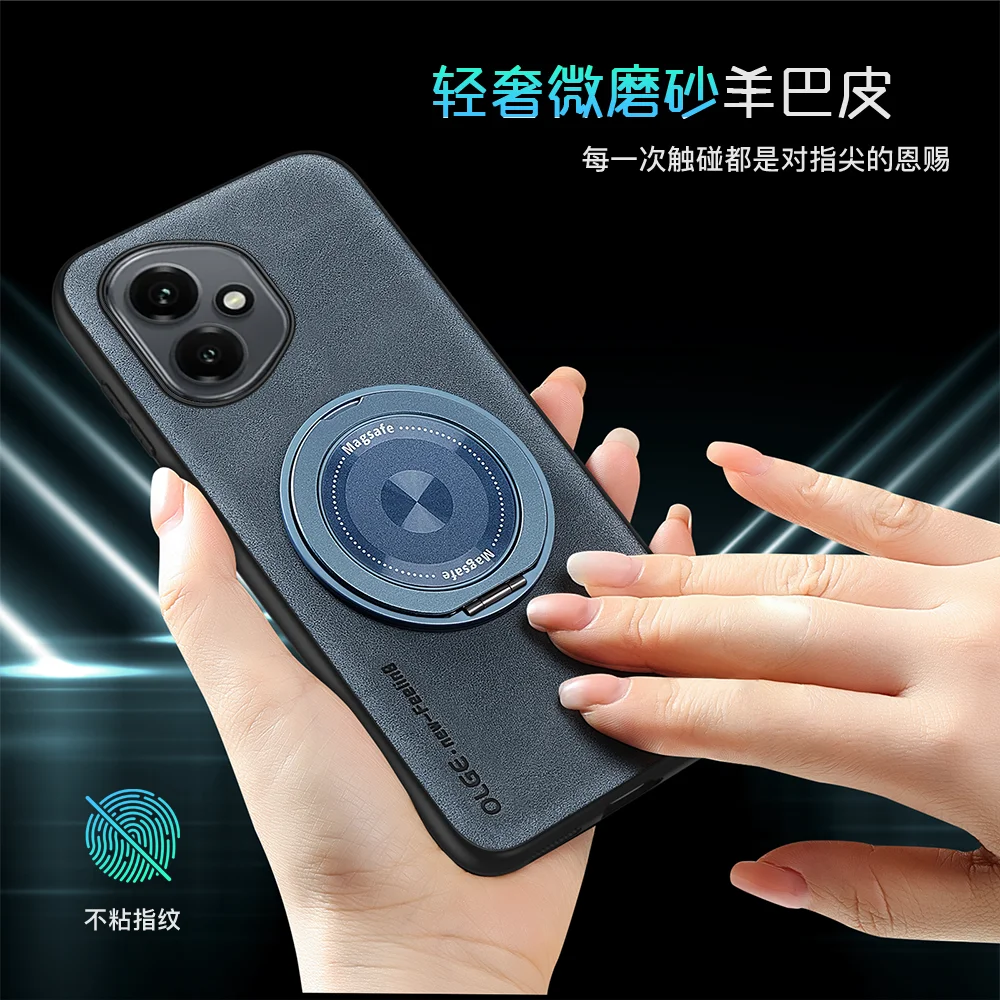 맥세이프 마그네틱 360 °   회전 금속 차량 브래킷 링 폰 케이스 Honor 400Pro 400 Lite 300 Pro 200 Lite Ultra 100 Pro용