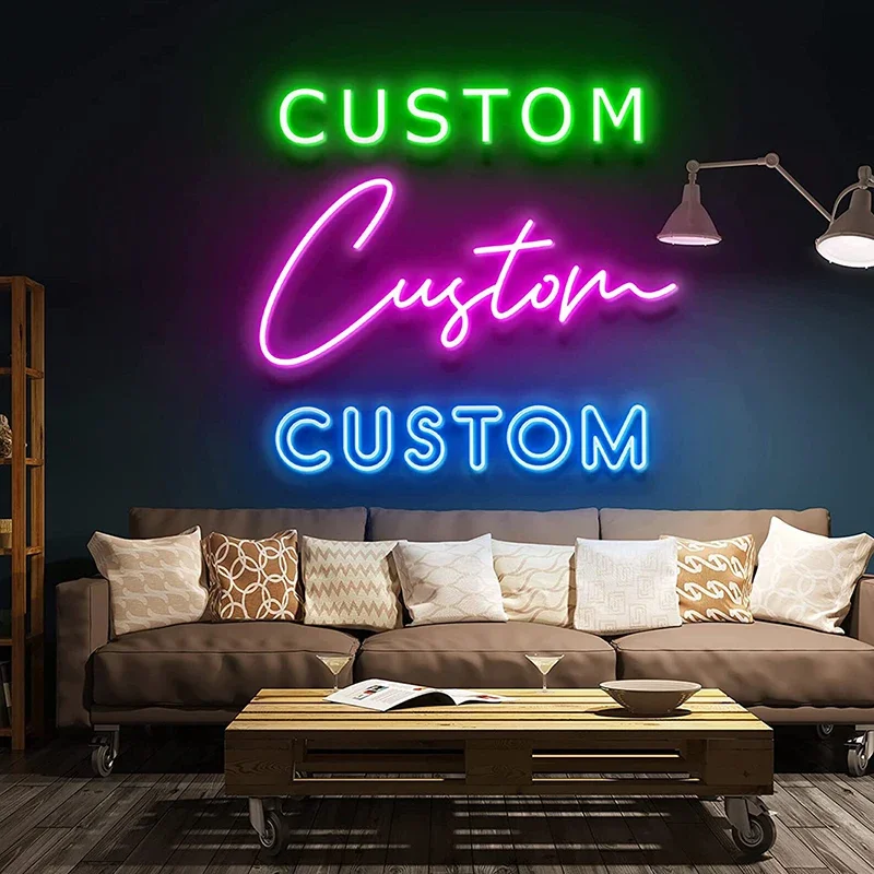 Custom Acrylic Neon Signs Bedroom Living Room Creative Neon Decor Home Wall Art Decoration Led Light Signs Personalized Gifts