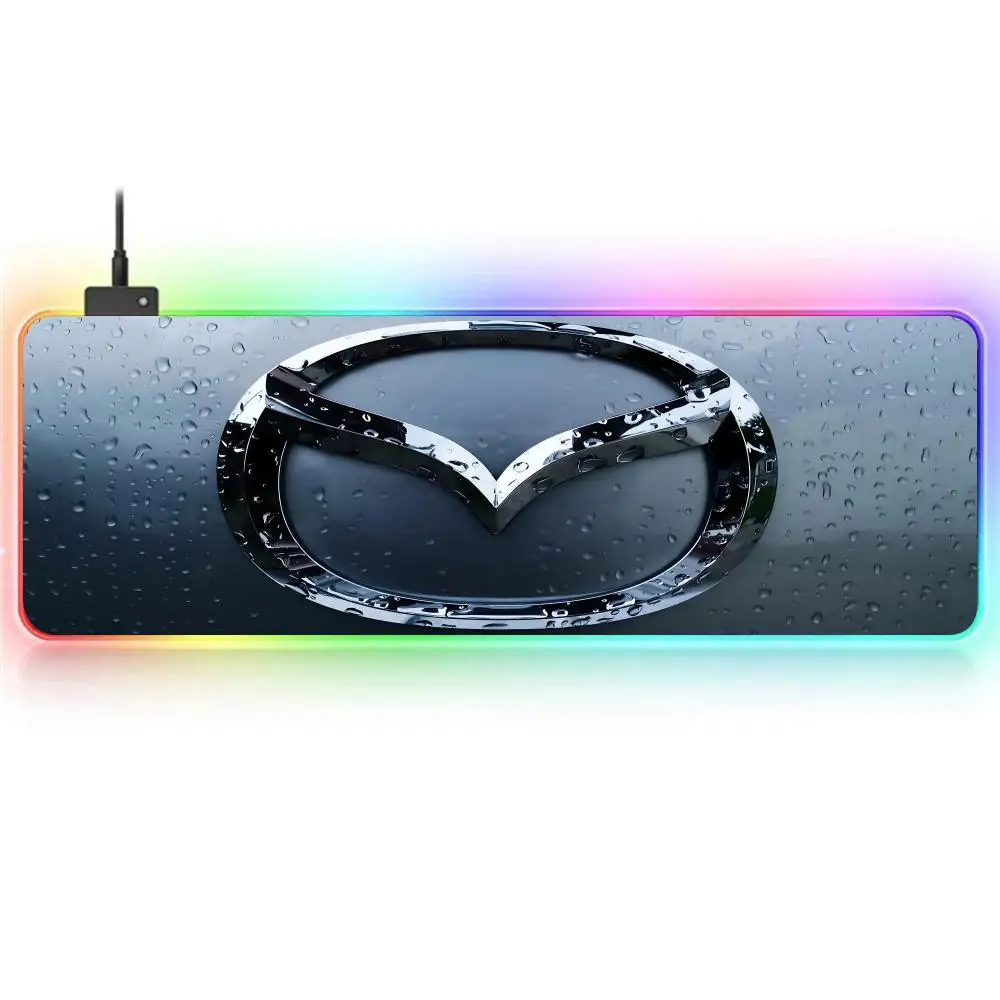 The Car To M-Mazdas MAISTO Mouse Pad RGB Large Gaming Mouse Pad Non-slip Rubber Base Keyboard Pad Extra Large Luminous LED Mouse