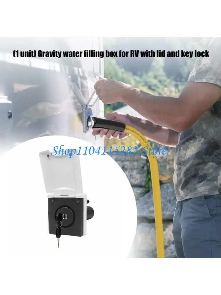 

Lockable Vehicle Water Entry Unit produced Of UV Resistant ABS Material