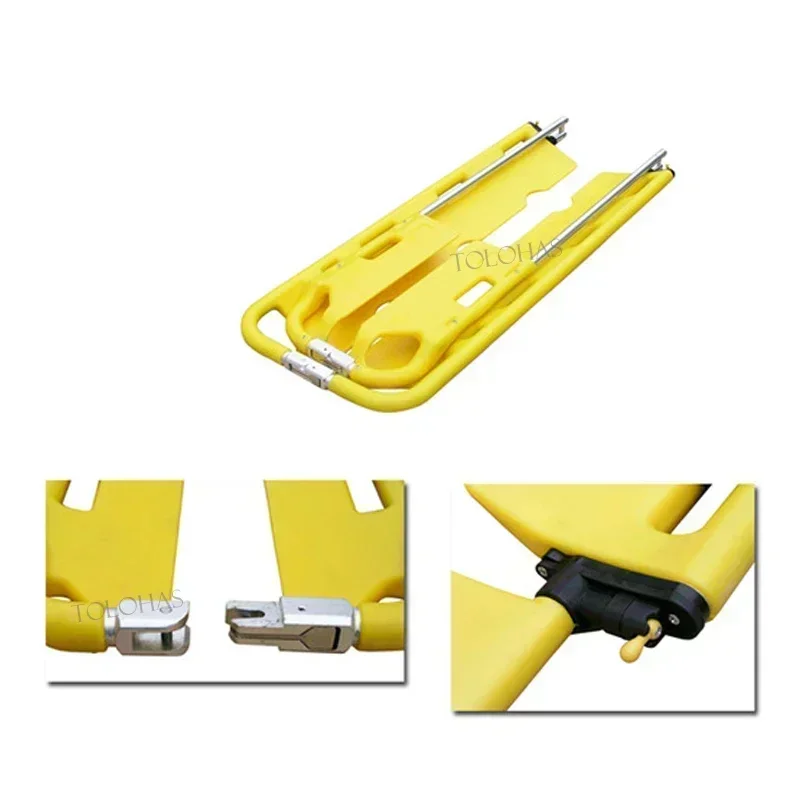 Hospital Emergency Patient Transfer High Strength Plastic Separate Type Scoop Stretcher(YJH-D-4)