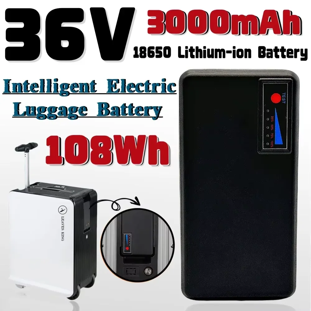 

Suitable For Original Elway Electric Suitcase Battery SE3/SE3mini/SE3S/Se3T 36V 3.0Ah Lithium-ion Battery 3000mAh