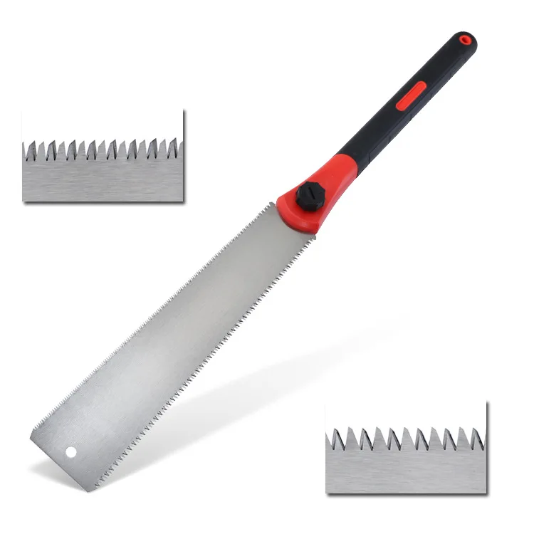 K50 Japanese-style Woodworking Double-sided Saw Sharpened Teeth Fast Hand  Household Hand-held Logging  Garden  Wooden