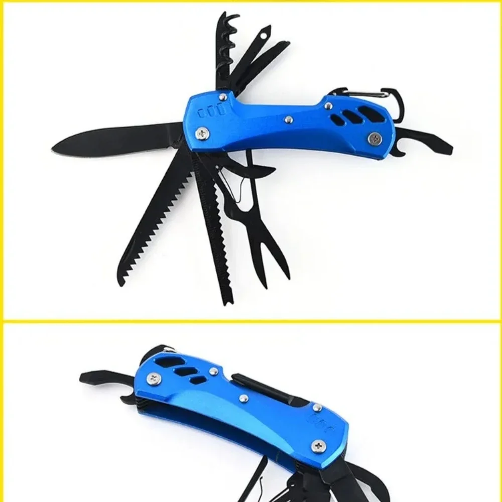 Multifunktionales Klappmesser aus Edelstahl mit Aluminiumlegierungsgriff – Geeignet für den Heimgebrauch und Outdoor-Camping (EDC-Werkzeug) – Detail 5