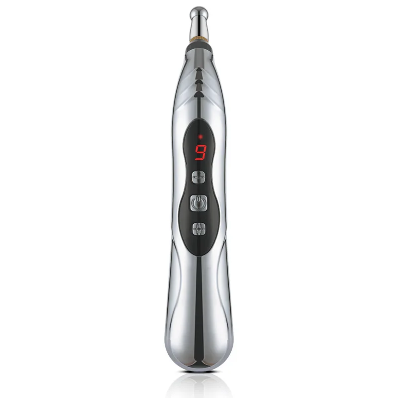 Rechargeable Acupuncture Pen Three-Head Five-Head Meridian Massage Stick Nine-Gear Charging Laser Massage Meridian Pen