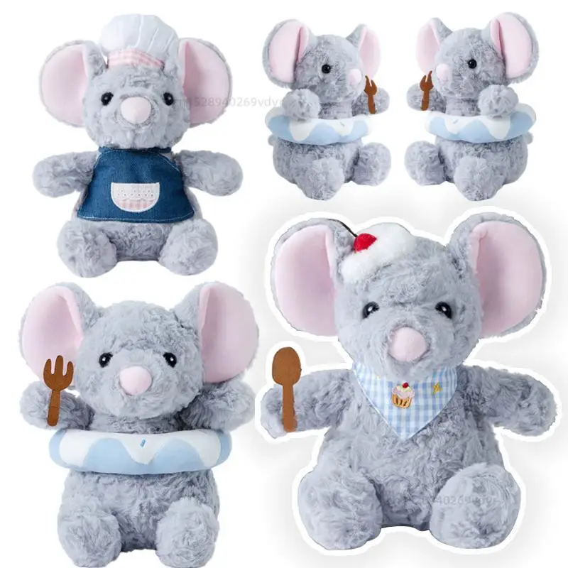 جديد 15/23 سنتيمتر الشيف الفئران الحيوانات ألعاب من القطيفة الماوس سوبر لعب لينة رائعتين مرافقة النوم الدمى هدايا عيد ميلاد ديكور المنزل للأطفال #1