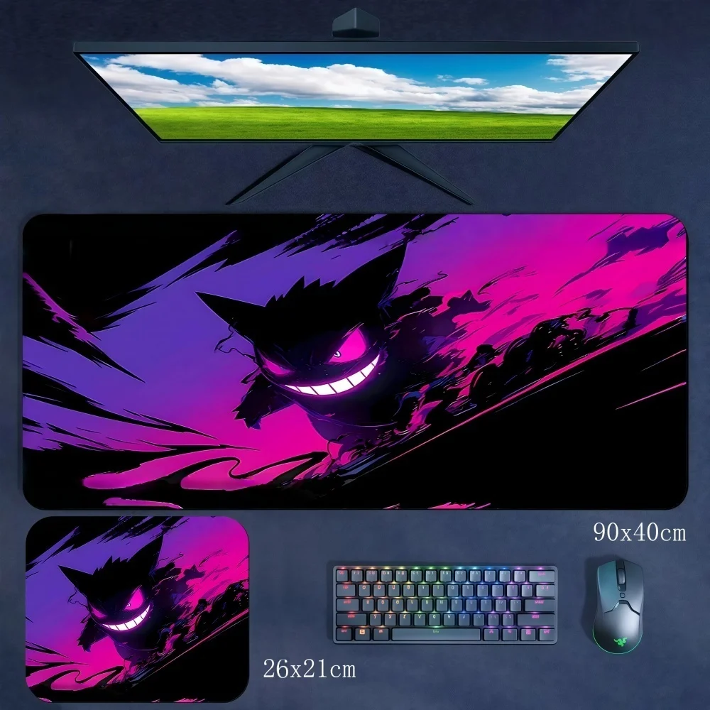 High Definition Image Quality Cartoon Anime Cute Pokémon Large Size Rubber Mouse Pad Gaming Keyboard Pad Computer Accessories