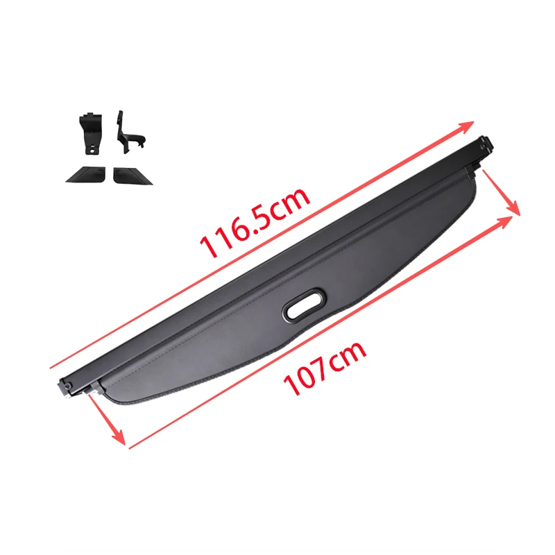 Trunk Curtain Cover Organizer For Ford Escape 2020-2026 Rear Rack Partition Shelter Shield Shade Luggage Cargo Storage