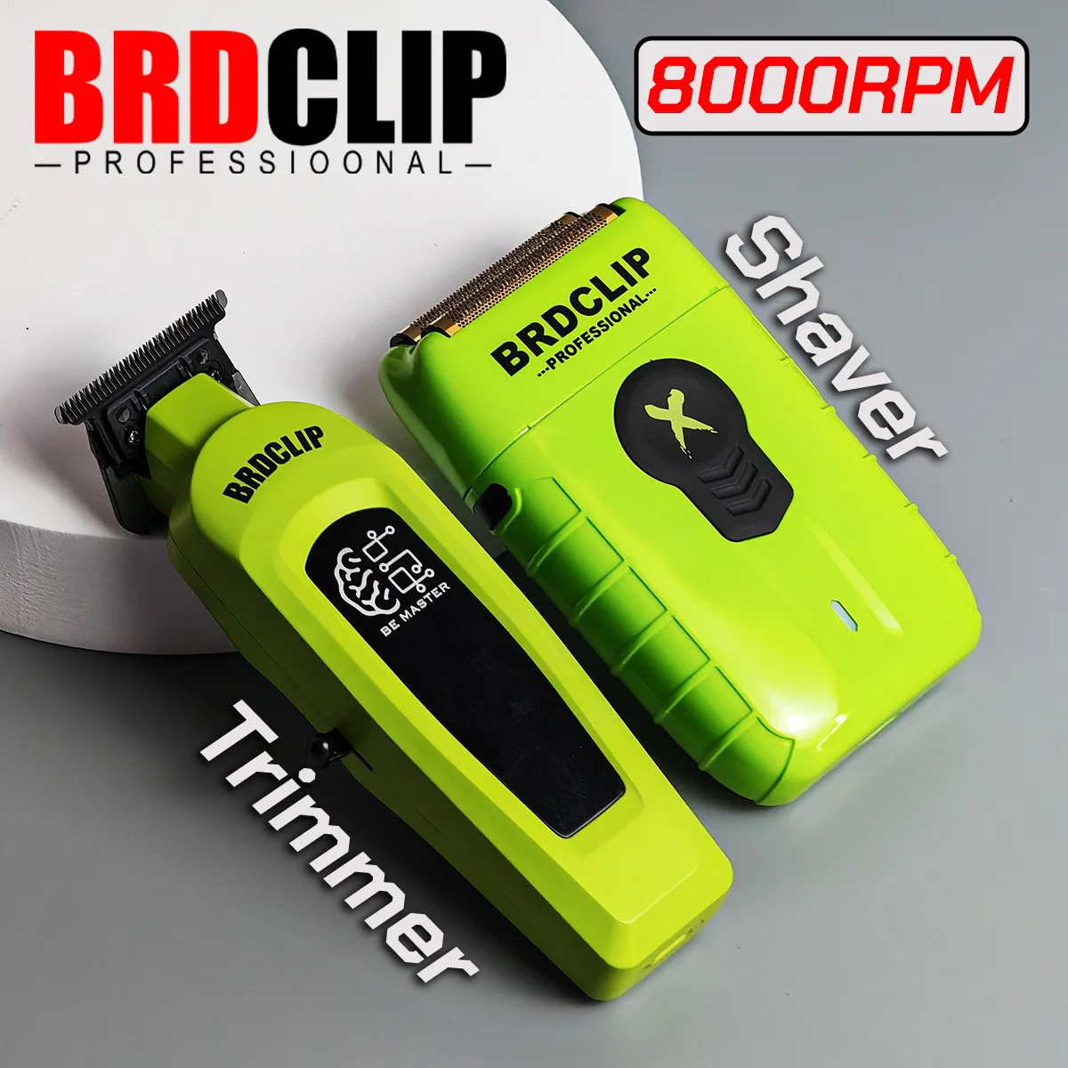 

Профессиональная машинка для стрижки волос BRD107 609 FA1R, машинка для стрижки волос 8000 об/мин, триммер для волос с шагом 0 зубов и основанием, бритва 7000 об/мин, машинка для стрижки Brdclip, USB-бритва