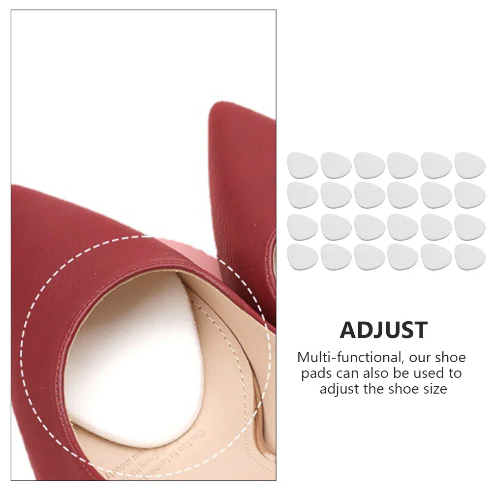 

12 Pairs Forefoot Pads Silicon Insoles Foot Cushions Pain Relief Anti-Slip Orthotic Front Half Pads Lightweight Shoe Cushion For