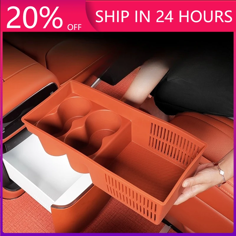 NEW For Geely Galaxy M9 2025 2026 Car Refrigerator Silicone Pad Waterproof Anti-shock Cup Holder Mat Car Organizer Accessories