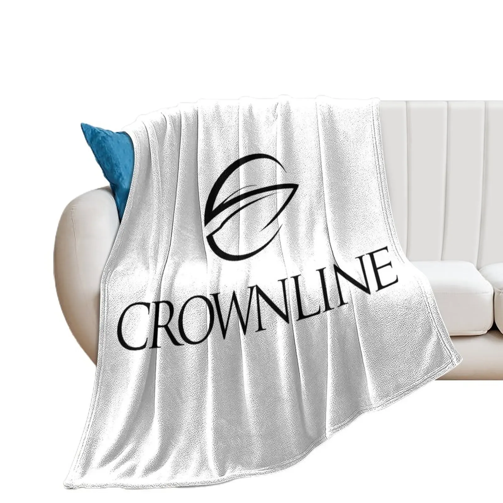 Crownline Boating Throw Blanket Personalized Gift Flannel wednesday Blankets