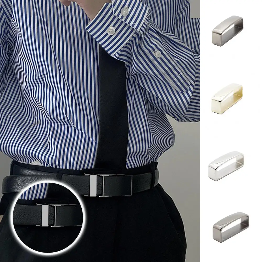 Hebilla de cinturón de Metal de repuesto, hebilla de cinturón Universal de 35mm-40mm, hebilla de anillo de correa duradera y elegante para bolsas artesanales