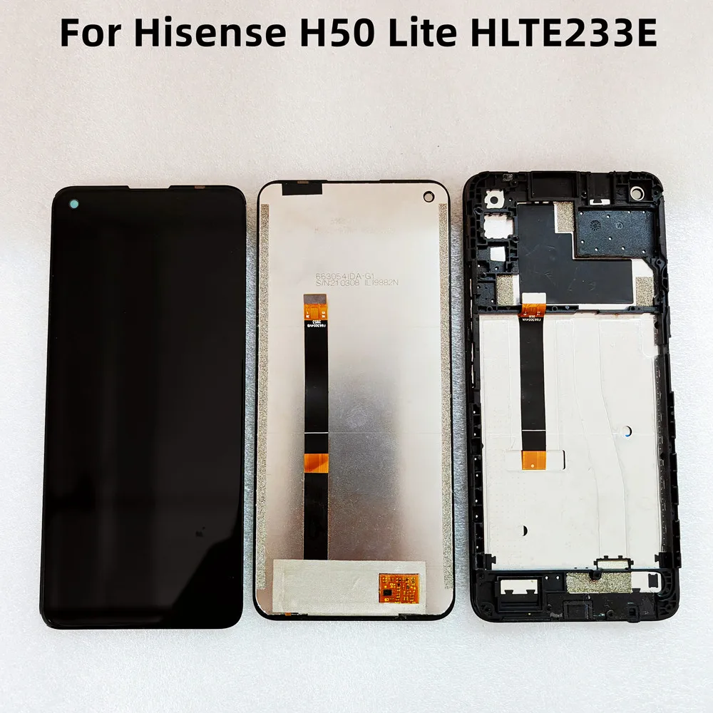 Reemplazo original del ensamblaje del digitalizador del sensor de la pantalla táctil de la pantalla LCD Pop, H50 Lite HLTE233E, H50 Lite