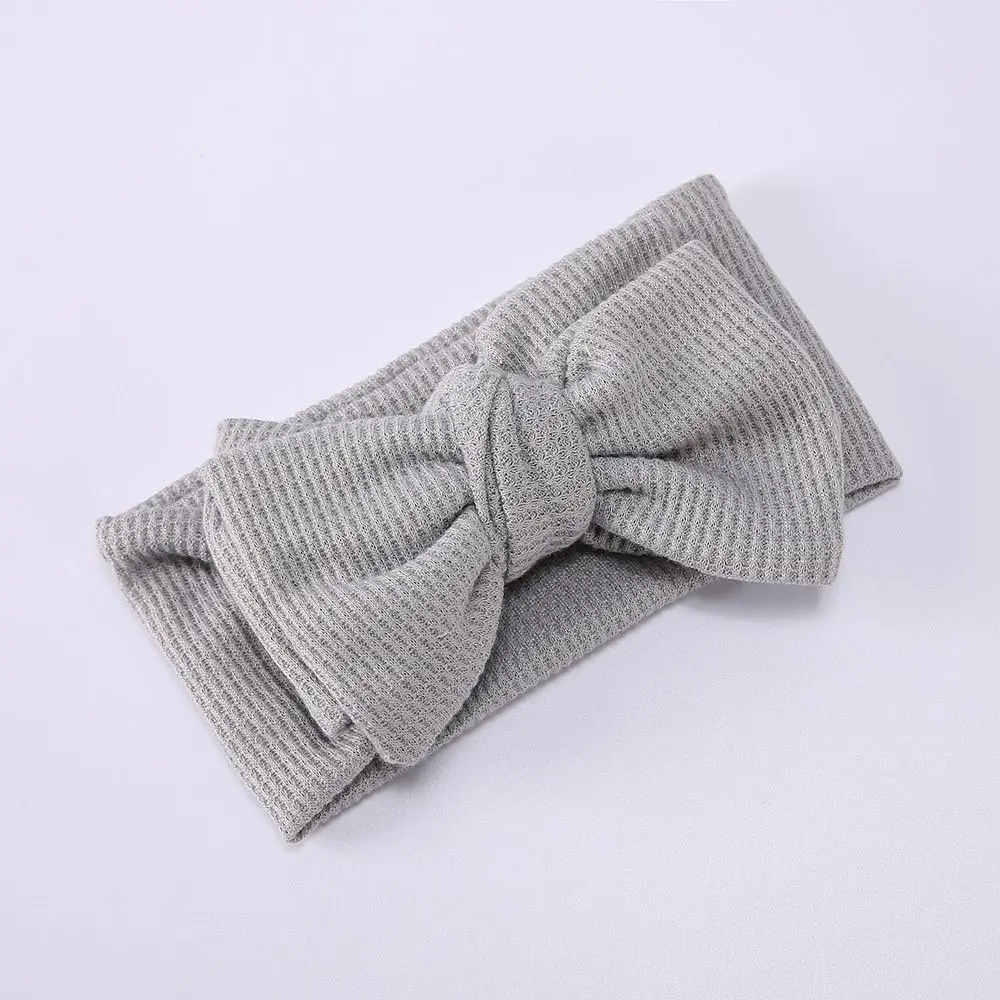 

18 Colors Baby Girl Hair Accessories Baby Headwrap Elastic Bowknot Turban Big Bow Hairband Girl Headwear Baby Headband