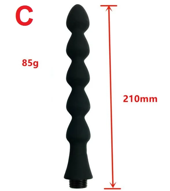 جديد الشرج نظيفة فلوش الشرج دش رئيس المهبل كس غسل بعقب حقنة شرجية المكونات حقنة شرجية فوهة لعبة الجنس للرجال امرأة مثلي الجنس