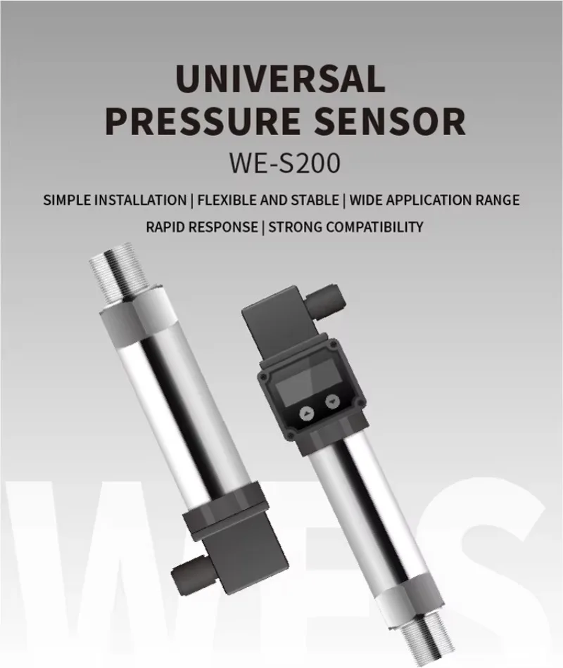 

Hussman Interface Automotive Brake Pressure Sensor Low Power Consumption 0-10MPa I2C Output Hydraulic Water air Pressure Sensors